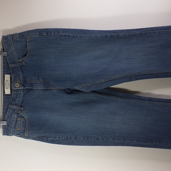 Merona Low Rise Boot Medium Vintage Wash Blue Jeans 12 Medium - Picture 7 of 16